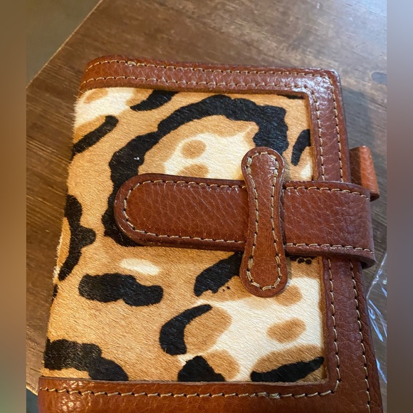 Handmade Minerva box leather + Fur Planner Cover, A8, Micro 5 - Picture 1 of 5